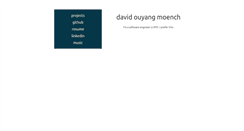 Desktop Screenshot of davidmoench.com