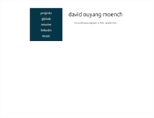 Tablet Screenshot of davidmoench.com
